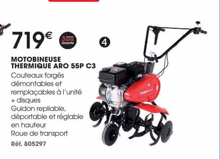 motobineuse thermique aro 55p c3