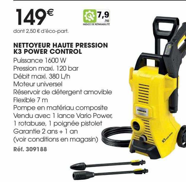 nettoyeur haute pression k3 power control kärcher