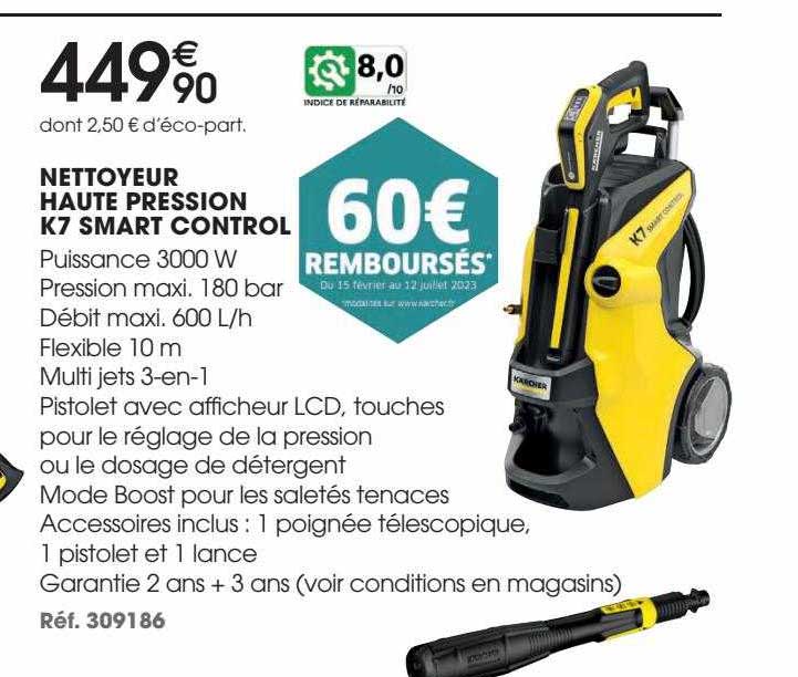 nettoyeur haute pression k7 smart control kärcher