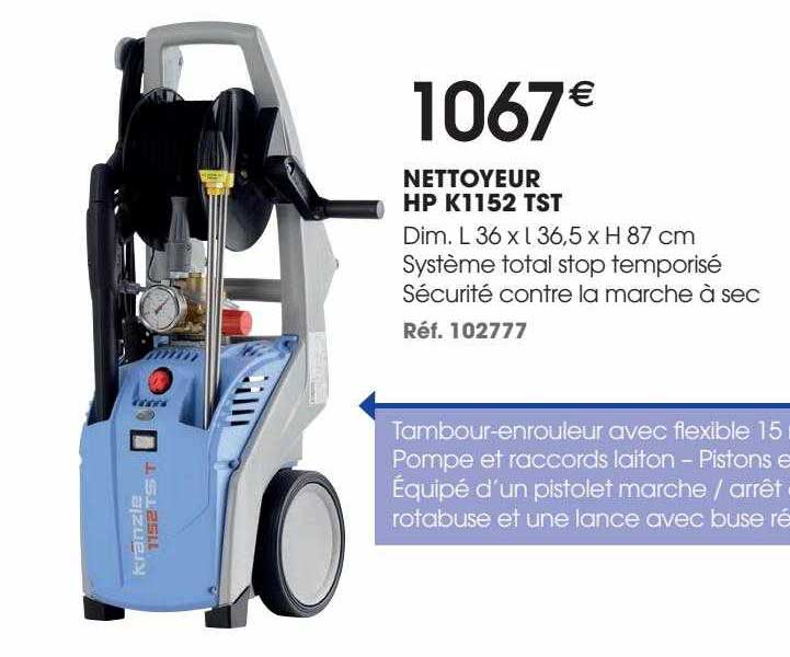 nettoyeur hp k1152 tst