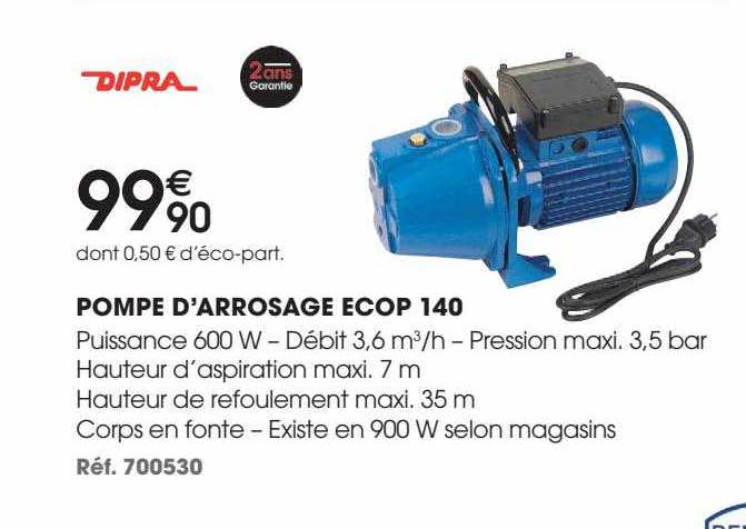 Pompe D'arrosage Ecop 140 Dipra