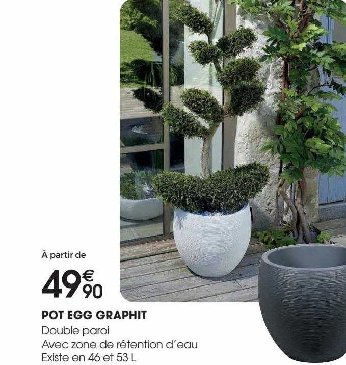 pot egg graphit