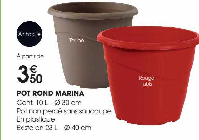 pot rond marina