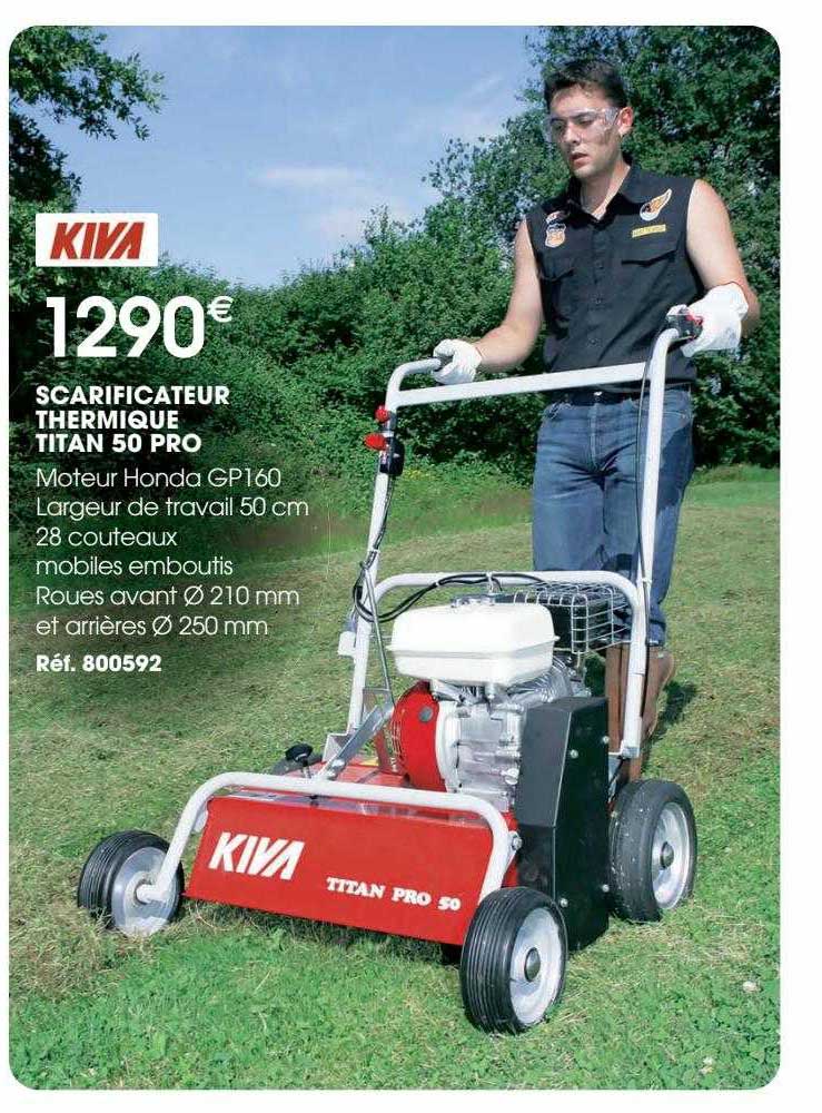 scarificateur thermique titan 50 pro kiva