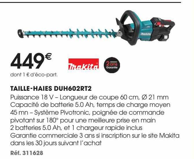 taille-haies makita duh602rt2
