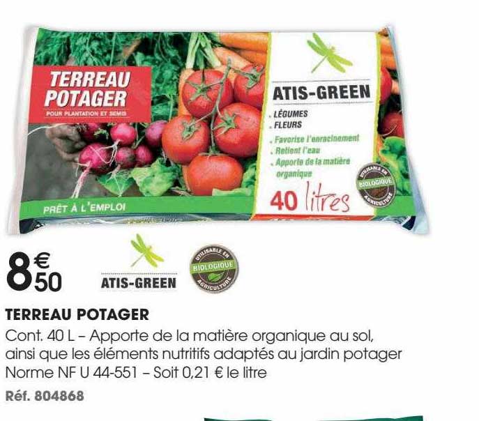 terreau potager atis-green
