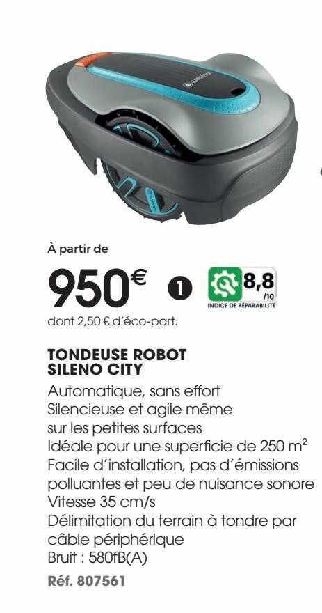 tondeuse robot sileno city