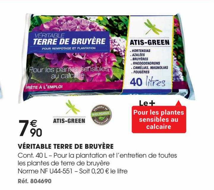 véritable terre de bruyère atis-green