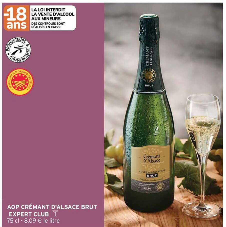 Aop Crémant D'alsace Brut Expert Club