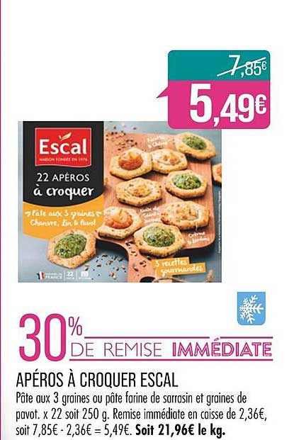 Apéros à Croquer Escal