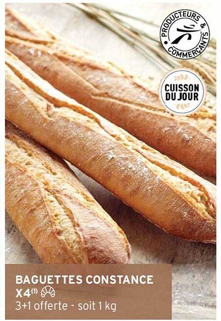 Baguettes Constance X 4