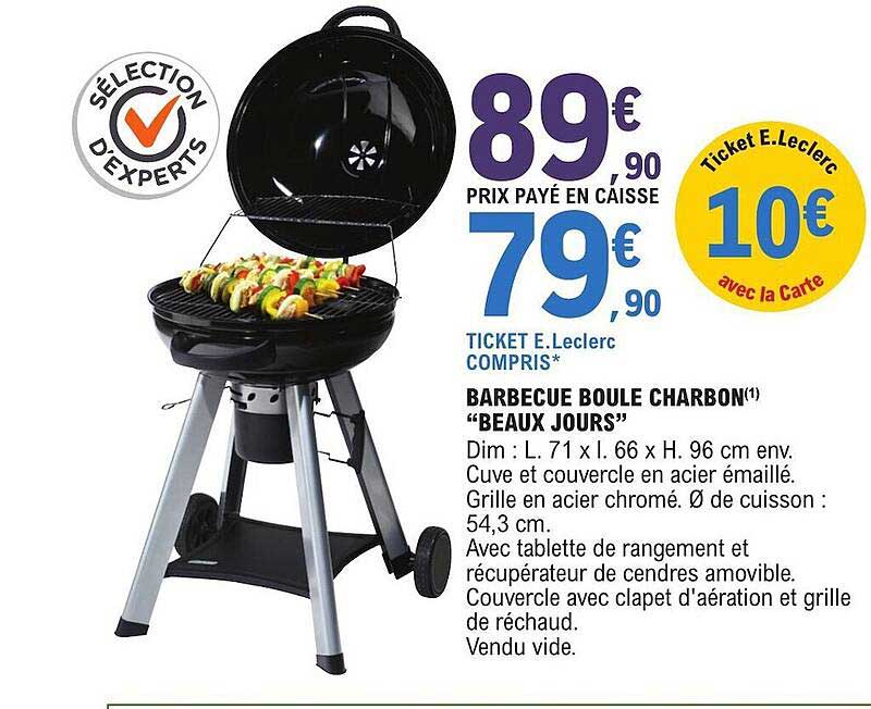barbecue boule charbon "beaux jours"