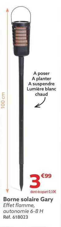 borne solaire gary