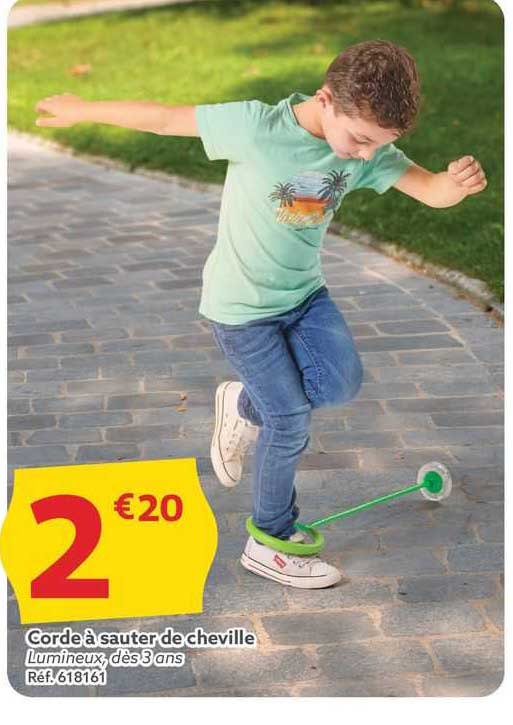 corde à sauter de cheville