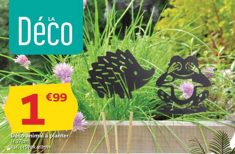 déco animal à planter