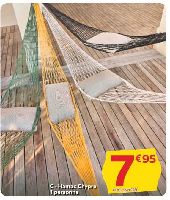 hamac chypre 1 personne