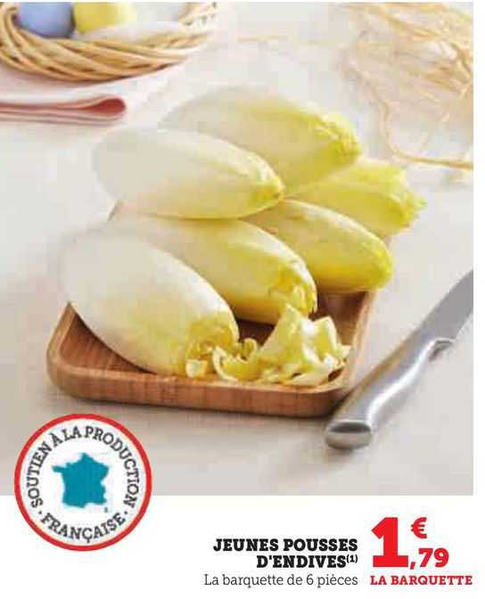 jeunes pousses d'endives