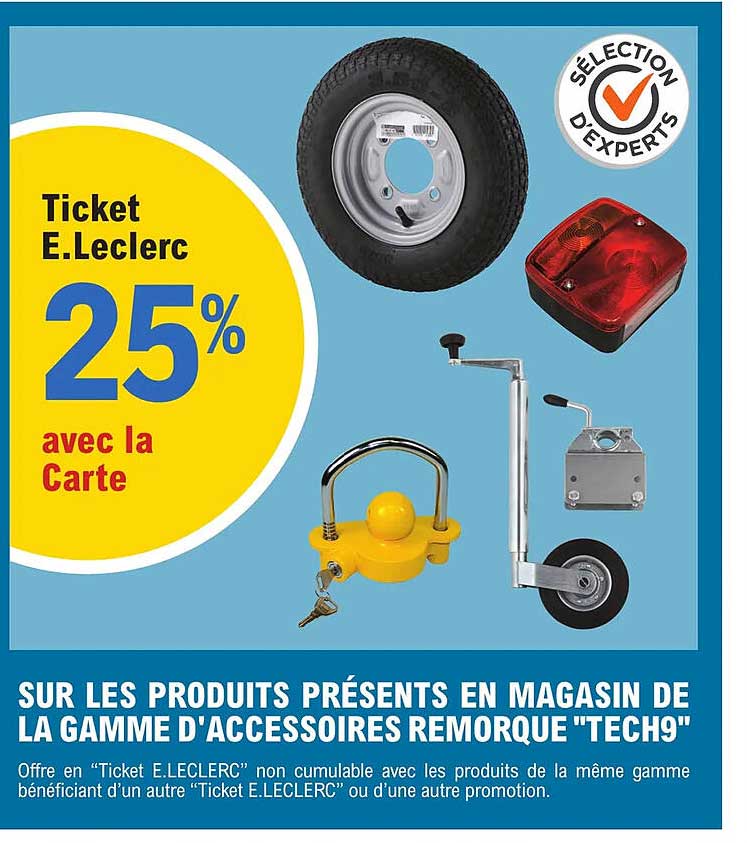 la gamme d'accessoires remorque "tech9"