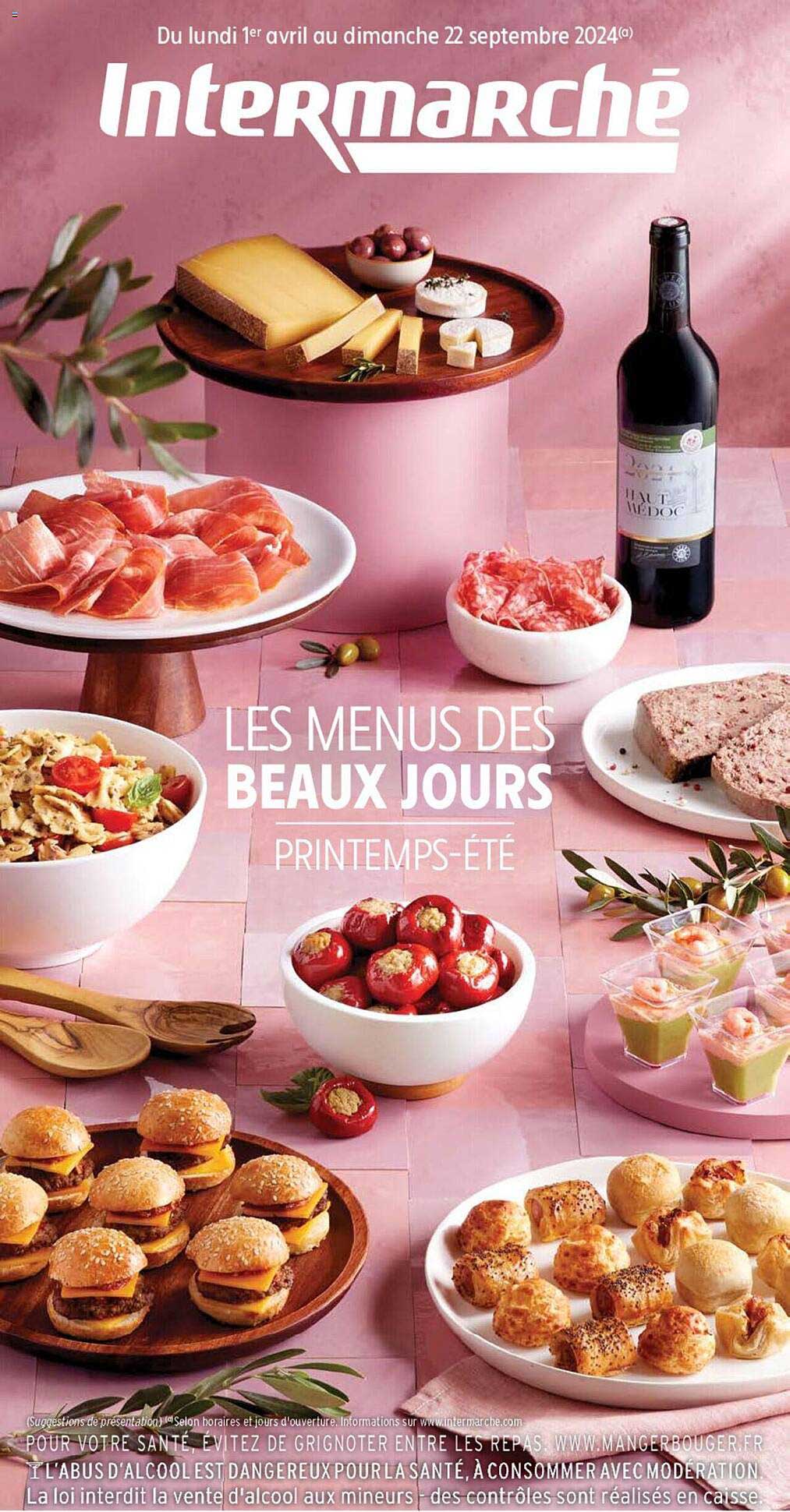 les menus des beaux jours