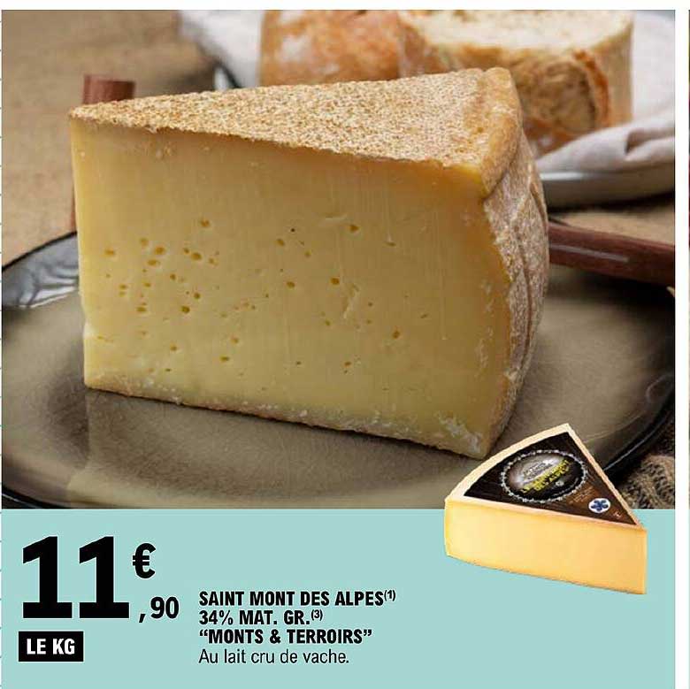 saint mont des alpes 34% mat.gr. "monts & terroirs"