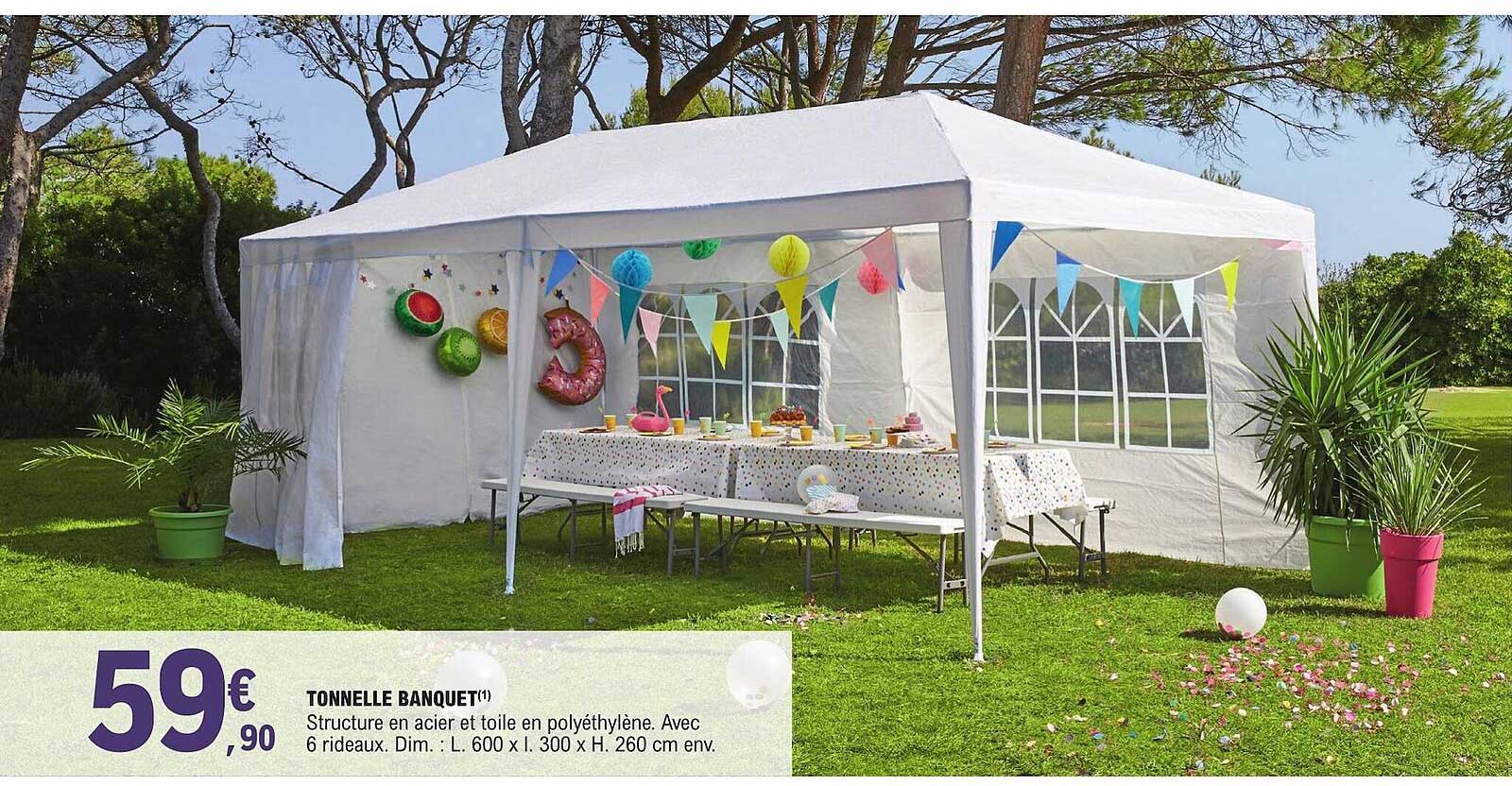 tonnelle banquet
