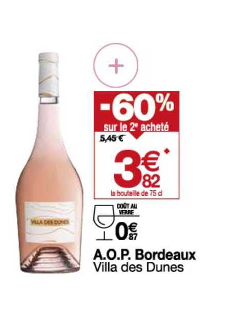 a.o.p. bordeaux villa des dunes