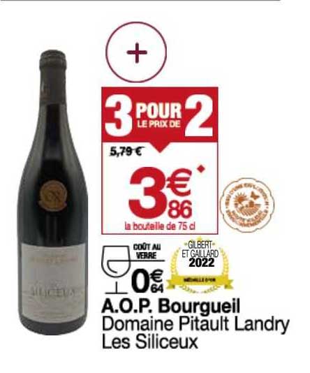 a.o.p. bourgueil domaine pitault landry les siliceux