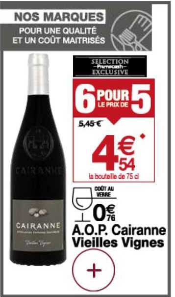 a.o.p. cairanne vieilles vignes