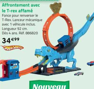 affrontement avec le t-rex affamé