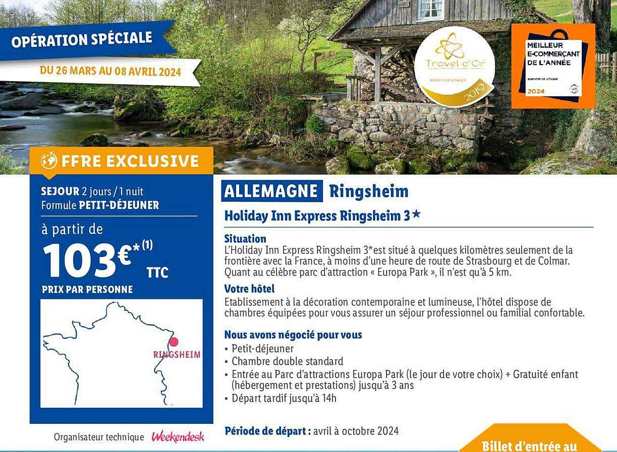 allemagne ringsheim : holiday inn express ringsheim 3*