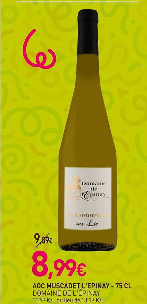 Aoc Muscadet L'epinay Domaien De L'épinay