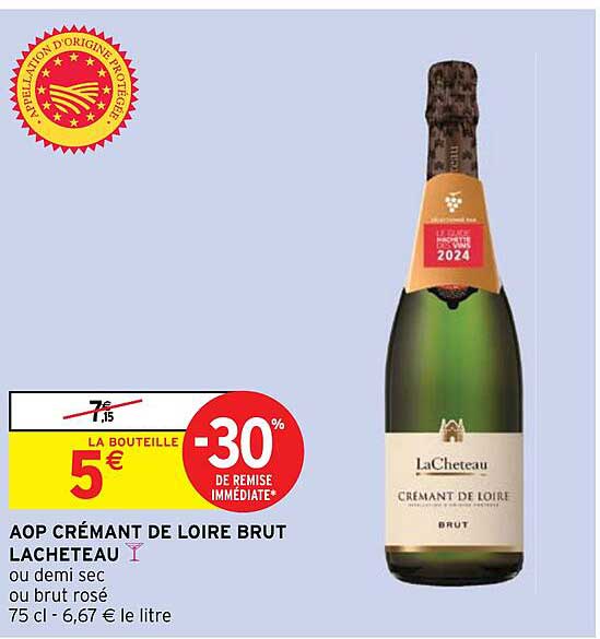 Aop Crémant De Loire Brut Lacheteau