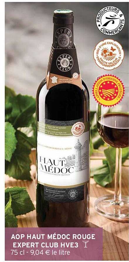 Aop Haut Médoc Rouge Expert Club Hve3