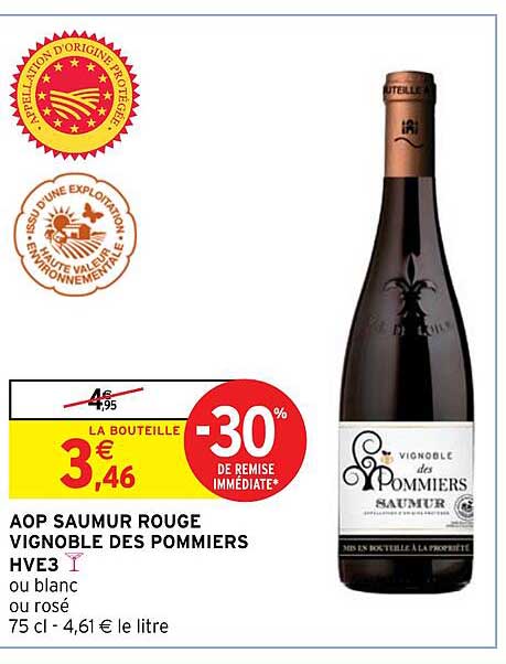 aop saumur rouge vignoble des pommiers hve3