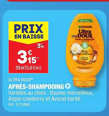 après-shampooing ultra doux