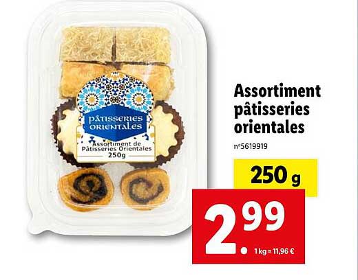 Assortiment Pâtisseries Orientales