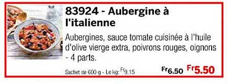 aubergine à l'italienne