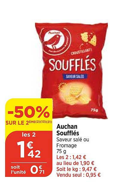 Auchan Soufflés