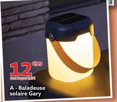 baladeuse solaire gary