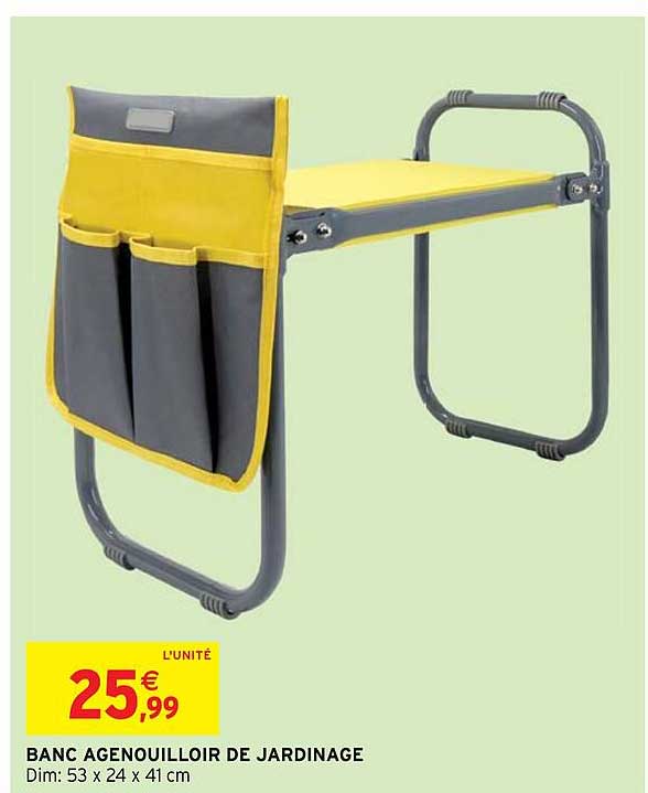 Banc Agenouilloir De Jardinage