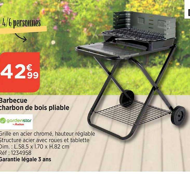 Barbecue Charbon De Bois Pliable