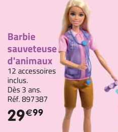 barbie sauveteuse d'animaux