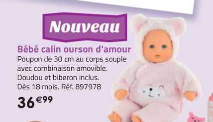 bébé calin ourson d'amour