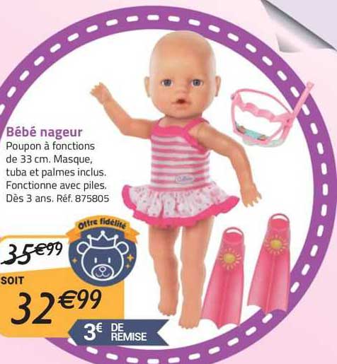 bébé nageur