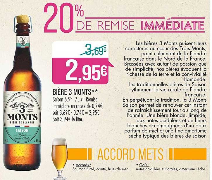 bière 3 monts
