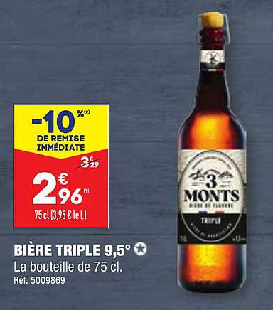bière triple 9,5°