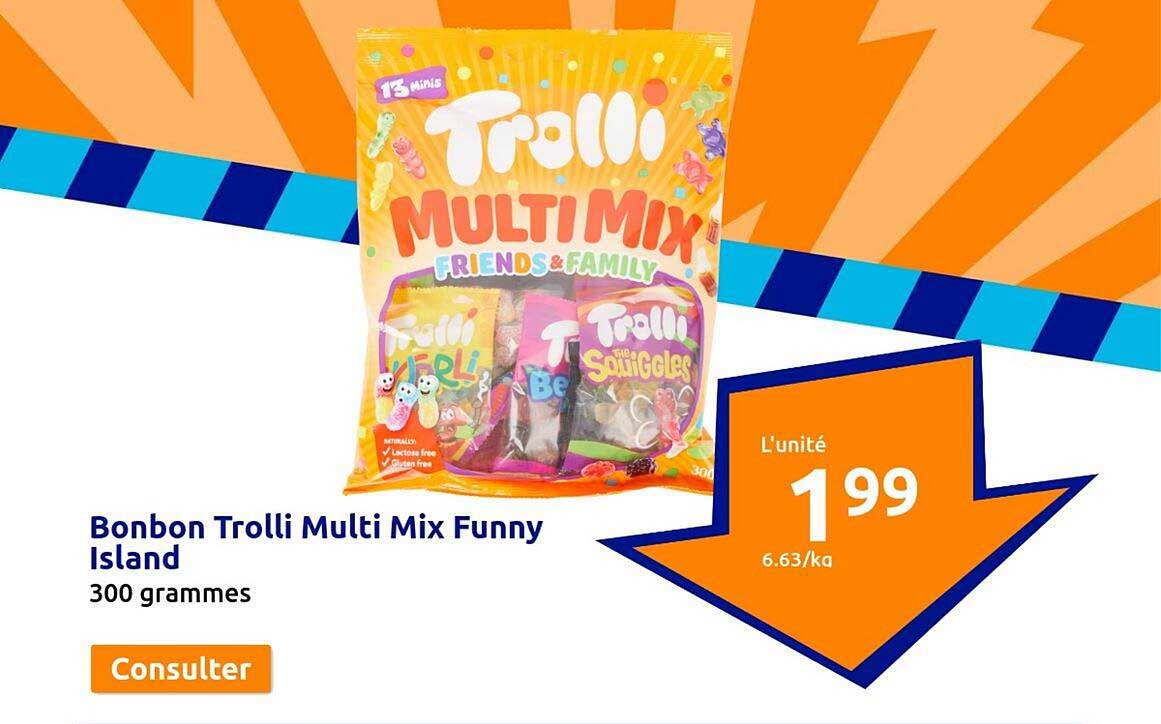 bonbon trolli multi mix funny island