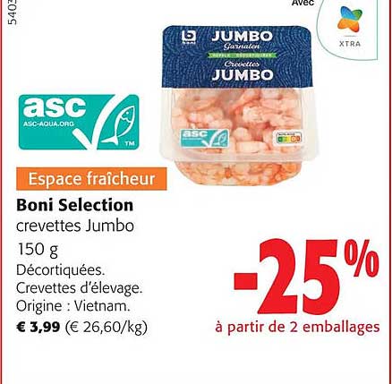 Boni Selection Crevettes Jumbo
