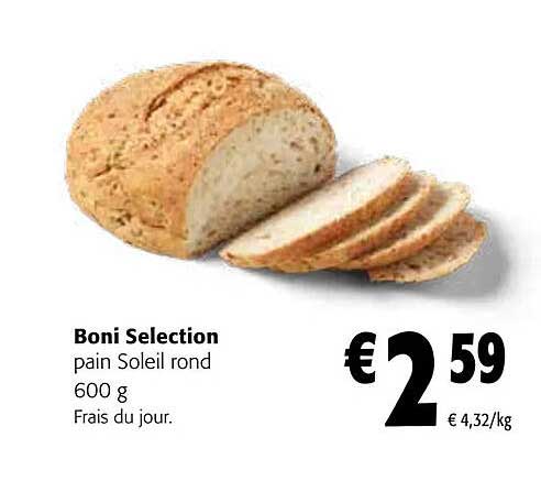 Boni Selection Pain Soleil Rond