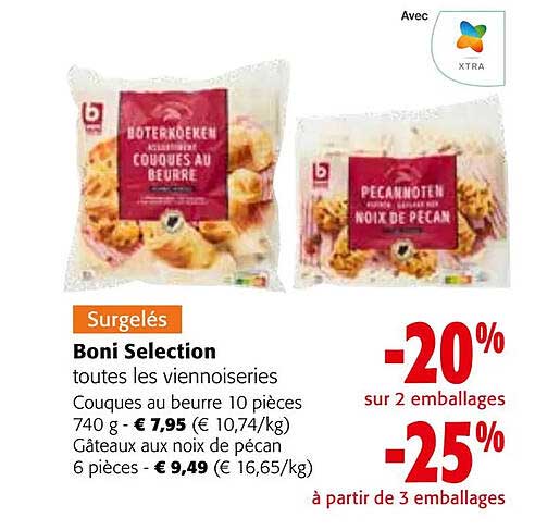 boni selection toutes les viennoiseries